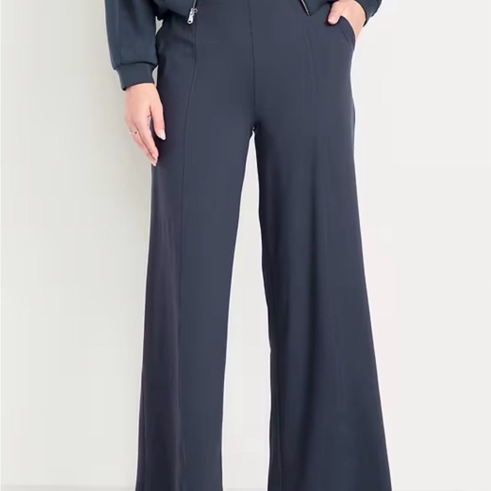 Purple Wide-Leg Women's Pants
